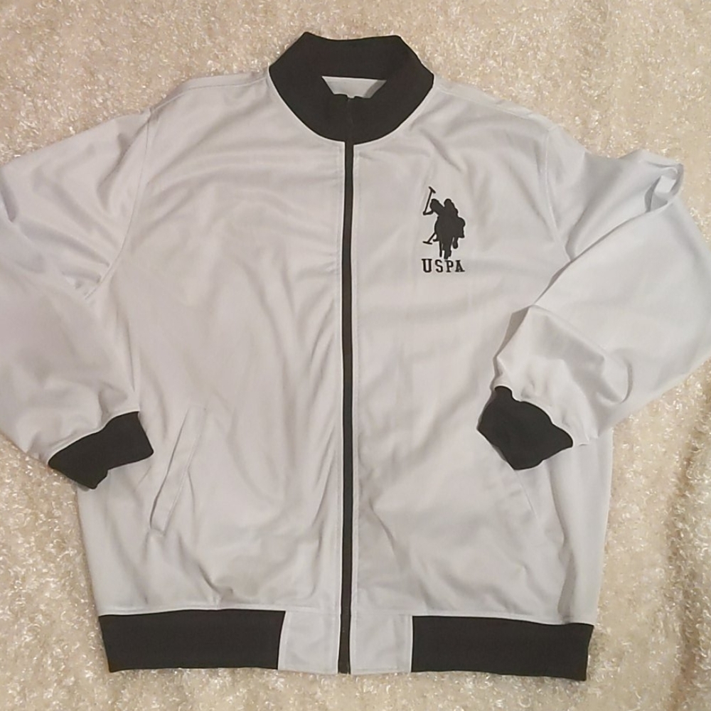 Polo 100% Polyester front zip jacket SZ 2XL